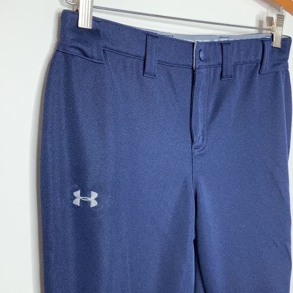 Under Armour navy blue fitted softball pants‎ size small - Picture 2 of 10